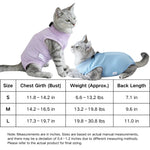 Anti - Lick Pet Surgical Recovery Suit for Cats - GreenFur