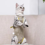 Anti - Lick Post - Surgery Cat Shirt for Female Cats - GreenFur
