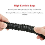 Anti - Pull Elastic Dog Leash with Reflective Design - GreenFur