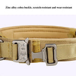 Anti Pull Tactical Dog Collar Outdoor Large Medium Dog Neck Safety - GreenFur