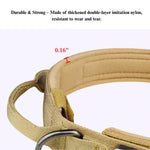 Anti Pull Tactical Dog Collar Outdoor Large Medium Dog Neck Safety - GreenFur