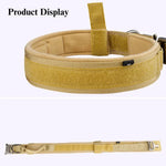 Anti Pull Tactical Dog Collar Outdoor Large Medium Dog Neck Safety - GreenFur
