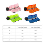 Anti - slip Wear Resistant Sole Breathable Mesh Dog Shoes with Reflective Straps - GreenFur