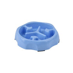 Anti - Spill Non - Slip Modern Design PP Pet Slow Feeder Bowl - GreenFur