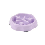 Anti - Spill Non - Slip Modern Design PP Pet Slow Feeder Bowl - GreenFur