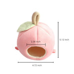 Apple Shape Pet Winter Hanging House Hammock Warm Pet Bed Nest - GreenFur