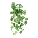 Artificial Hanging Plant Decoration for Reptile Terrarium Habitat Use, Green Shell Leaf - GreenFur
