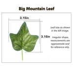 Artificial Hanging Vine Decor for Reptile Terrarium Lizard Snake Tank, Big Mountain Leaf - GreenFur