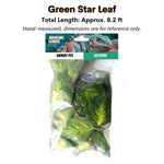 Artificial Hanging Vines for Reptile Terrarium Tank Jungle Decoration, Green Star Leaf - GreenFur