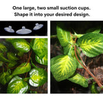 Artificial Hanging Vines for Reptile Terrarium Tank Jungle Decoration, Green Star Leaf - GreenFur