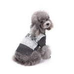 Autumn Winter Elegant Snowflake Dog Christmas Sweater - GreenFur