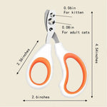 Avoid Over Cutting Safety Cat Claw Trimmer With Double Holes - GreenFur