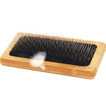 Bamboo Fine - toothed Pet Needle Comb - GreenFur