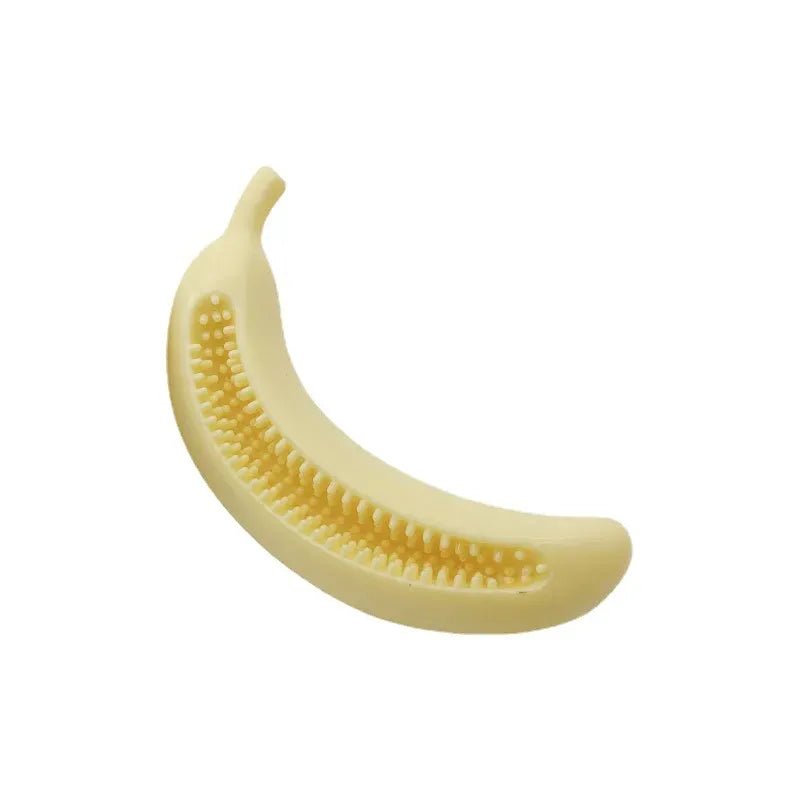 Banana Fetch Interactive Play TPE Tough Dental Dog Chew Toy - GreenFur