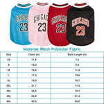 Basketball Jersey Pet Mesh Summer Vest for Dogs - GreenFur