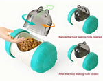 Bear Shaped Interactive Tumbler Toys Pet Food Dispenser - GreenFur
