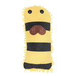 Bee Shape Soft Mop Plush Squeaky Dog Toy - GreenFur