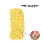 Bee Shape Soft Mop Plush Squeaky Dog Toy - GreenFur