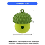 Berry Shape Treat Dispensing Silicone Dog Slow Feeder Toys - GreenFur