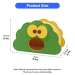 Big Eye Hamster Hideout Dwarf Hamster Sleeping House Felt Small Pet Cartoon Toy Hideaway - GreenFur
