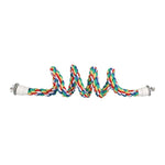Bird Cage Toy Rotary Ladder Parrot Cotton Rope Bird Climbing Rope - GreenFur