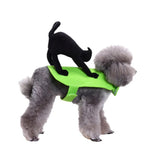 Black Cat Doll Style Halloween Dog Costume - GreenFur