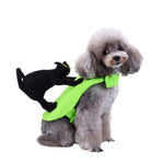 Black Cat Doll Style Halloween Dog Costume - GreenFur