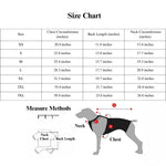 Black Grey Side Zipper Four Legged Reflective Strip Dog Warm Suit - GreenFur