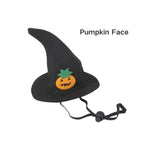 Black Pet Wizard Hat Halloween Party Cat Hat - GreenFur