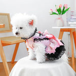 Blackberry Sweetheart Lace Tulle Dog Dress - GreenFur