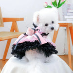Blackberry Sweetheart Lace Tulle Dog Dress - GreenFur