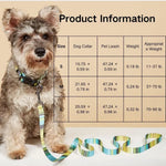 Bohemia Patterns Dog Collar And Leash Set - GreenFur