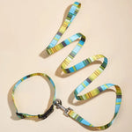 Bohemia Patterns Dog Collar And Leash Set - GreenFur