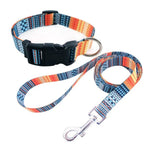 Bohemia Patterns Dog Collar And Leash Set - GreenFur