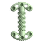 Bone Dumbbell Design TPR Dog Chew Toy for Teeth Cleaning - GreenFur