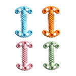 Bone Dumbbell Design TPR Dog Chew Toy for Teeth Cleaning - GreenFur