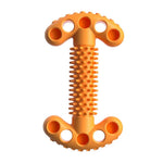 Bone Dumbbell Design TPR Dog Chew Toy for Teeth Cleaning - GreenFur