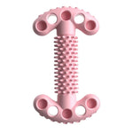 Bone Dumbbell Design TPR Dog Chew Toy for Teeth Cleaning - GreenFur
