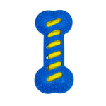 Bone Shape Interactive Toy Squeak TPR Pet Teething Toys - GreenFur
