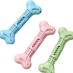 Bone - Shaped TPR Dog Chew Toy Durable Teething Toy for Small Dogs - GreenFur