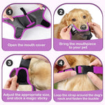 Breathable Adjustable Light - weight Dog Muzzle - GreenFur