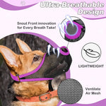 Breathable Adjustable Light - weight Dog Muzzle - GreenFur