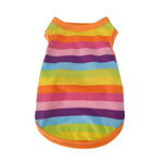 Breathable Colorful Rainbow Vest for Dogs and Cats - GreenFur