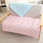Breathable Cooling Pink Peach Pattern Mat for Pets - GreenFur