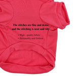 Breathable Cotton T-shirt for Teddy and Bichon in Fall - GreenFur