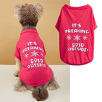 Breathable Cotton T-shirt for Teddy and Bichon in Fall - GreenFur