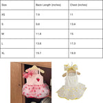 Breathable Mesh Skirt for Small Pets with Matching Hair Clip - GreenFur