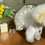 Breathable Mesh Skirt for Small Pets with Matching Hair Clip - GreenFur