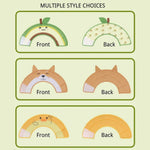 Breathable Pet Elizabeth Collar Soft Mesh Dog Cat Cone Duck Avocado Pattern - GreenFur
