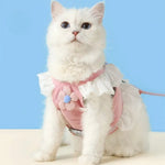 Breathable Pet Harness and Leash Set for Cats - GreenFur
